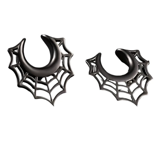 Plug - Spiderweb Saddle (Stainless Steel) - Wolf Moon