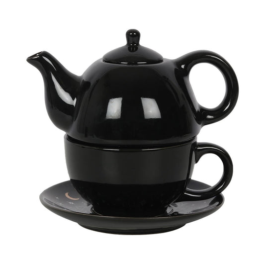 Tea Set - Fortune Teller (For One) - Wolf Moon
