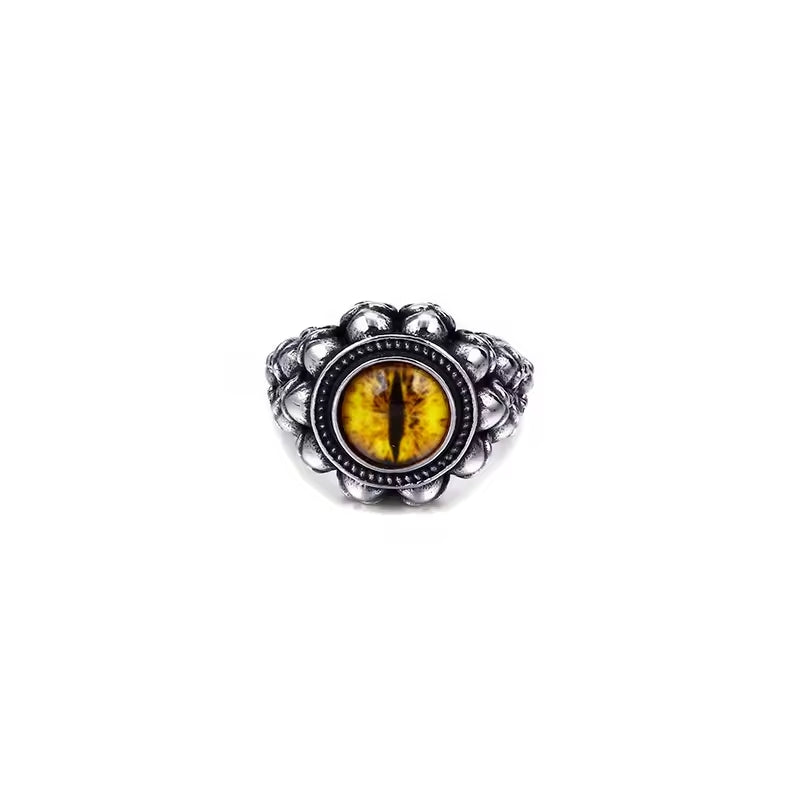 Ring - Eye of the Beholder (Titanium) (Silver) - Wolf Moon