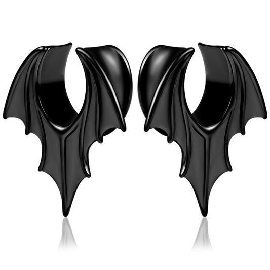 Plug - Bat Wing Saddle (Stainless Steel) - Wolf Moon