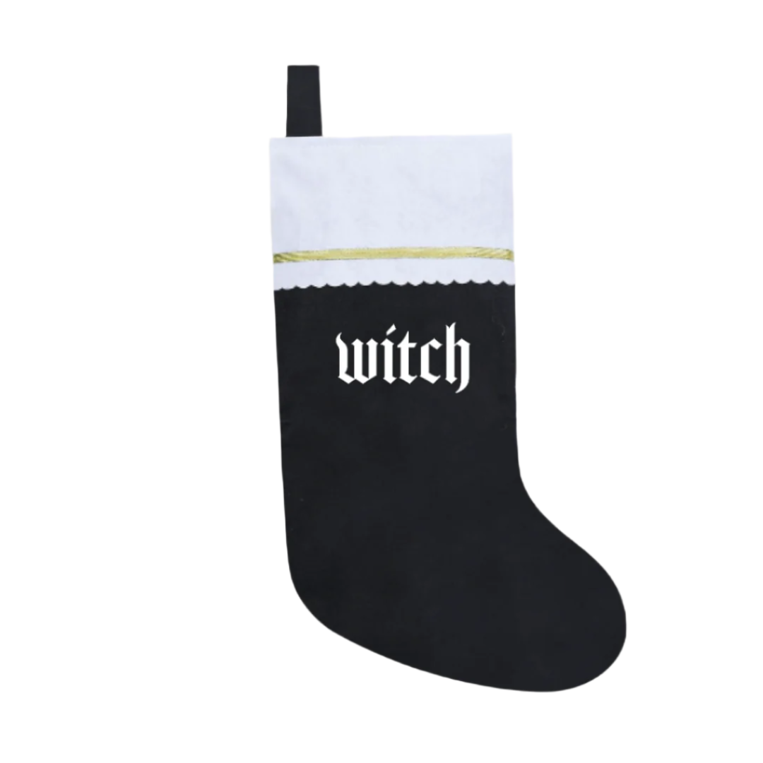 Christmas Stocking - Witch - Wolf Moon