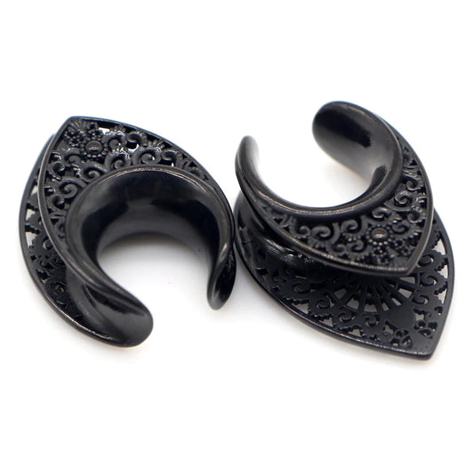 Plug - Ornate Saddles (Stainless Steel) - Wolf Moon