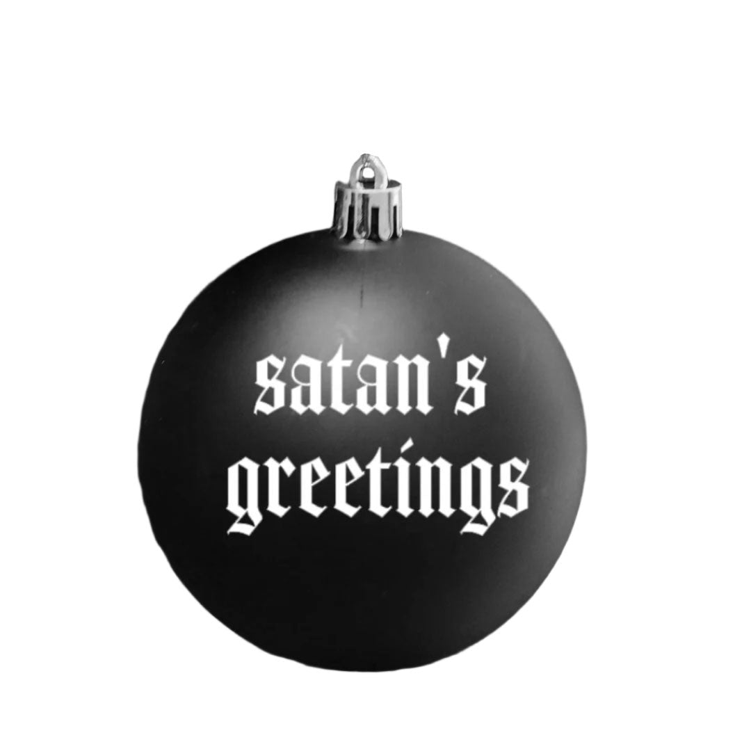 Ornament - Satan's Greetings - Wolf Moon