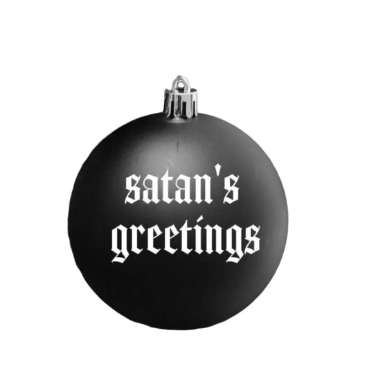 Ornament - Satan's Greetings - Wolf Moon