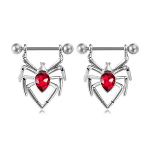 Nipple - Spider / Surgical Steel - Wolf Moon