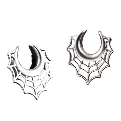 Plug - Spiderweb Saddle (Stainless Steel) - Wolf Moon