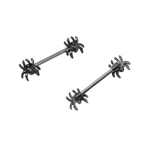 Nipple - Spiders / Surgical Steel / 14g - Wolf Moon