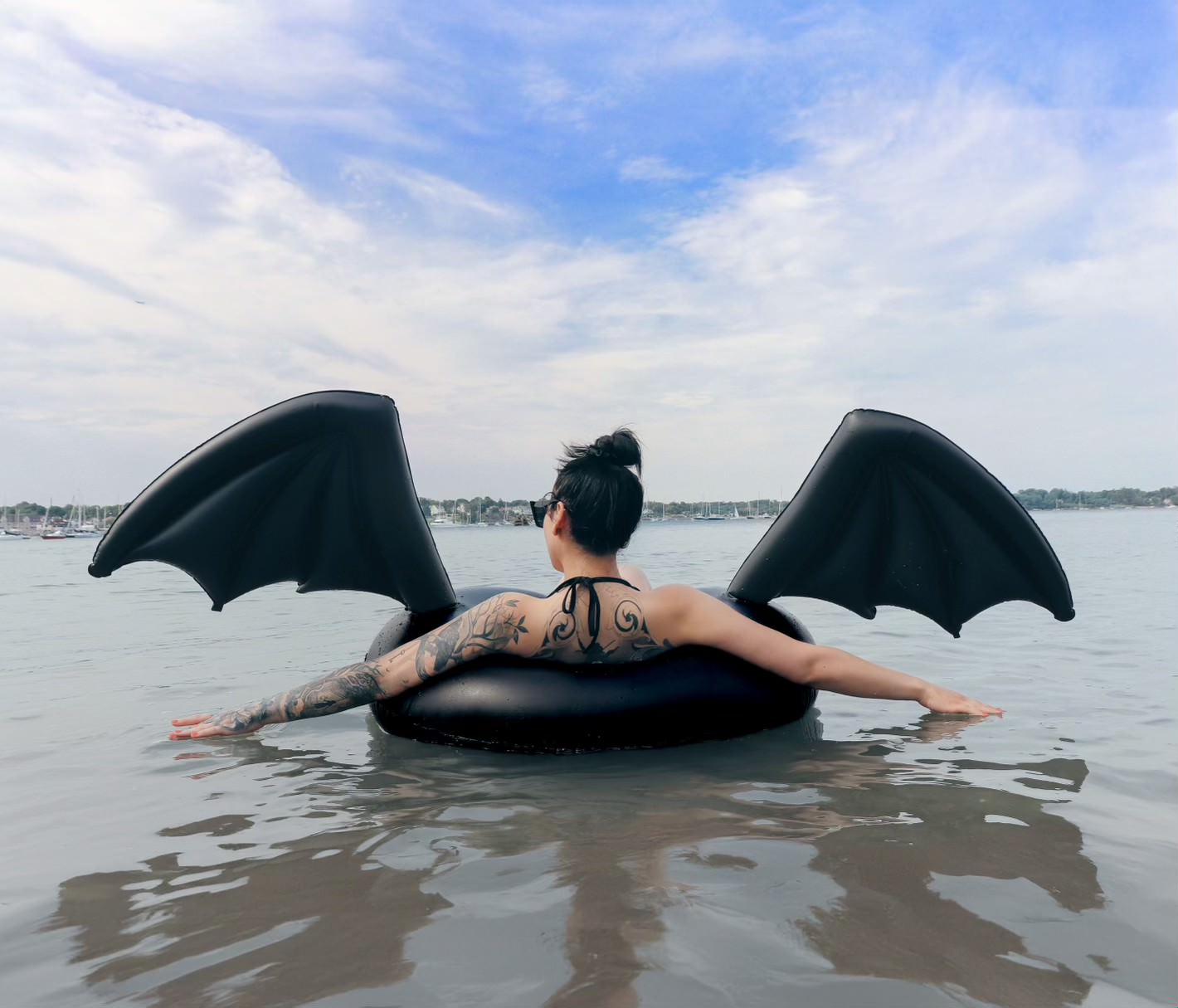 Pool Float - Bat Wings - Wolf Moon