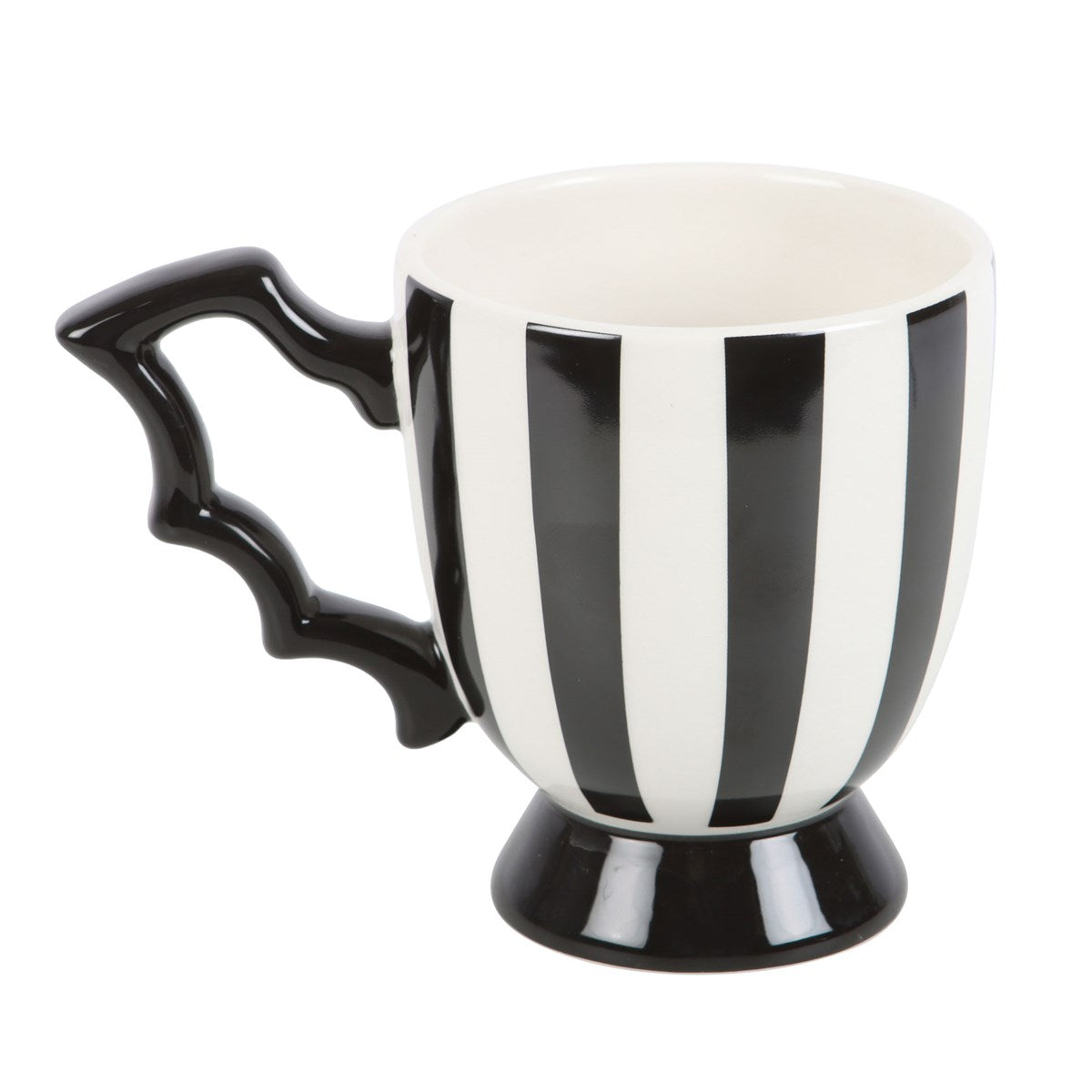 Mug - Striped Bat Wing Teacup - Wolf Moon