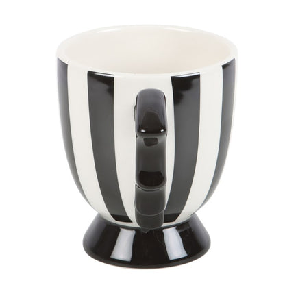 Mug - Striped Bat Wing Teacup - Wolf Moon
