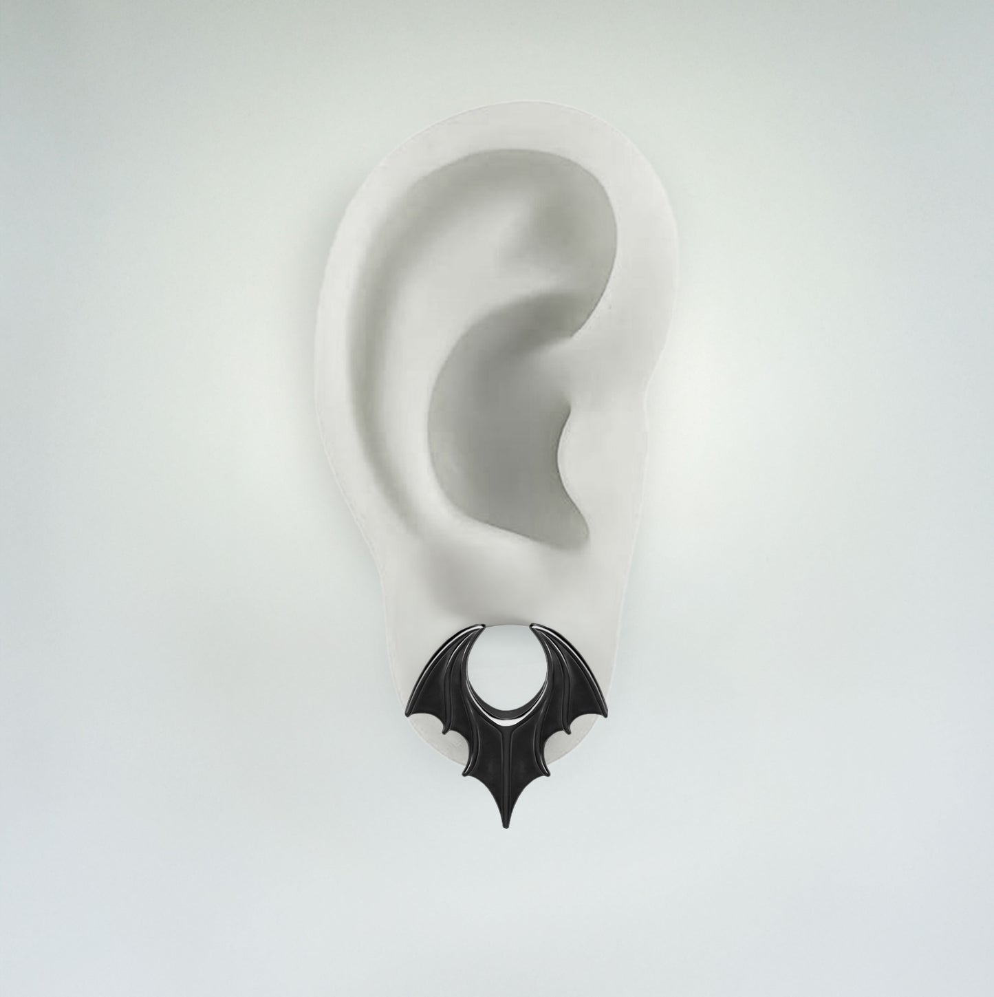 Plug - Bat Wing Saddle (Stainless Steel) - Wolf Moon