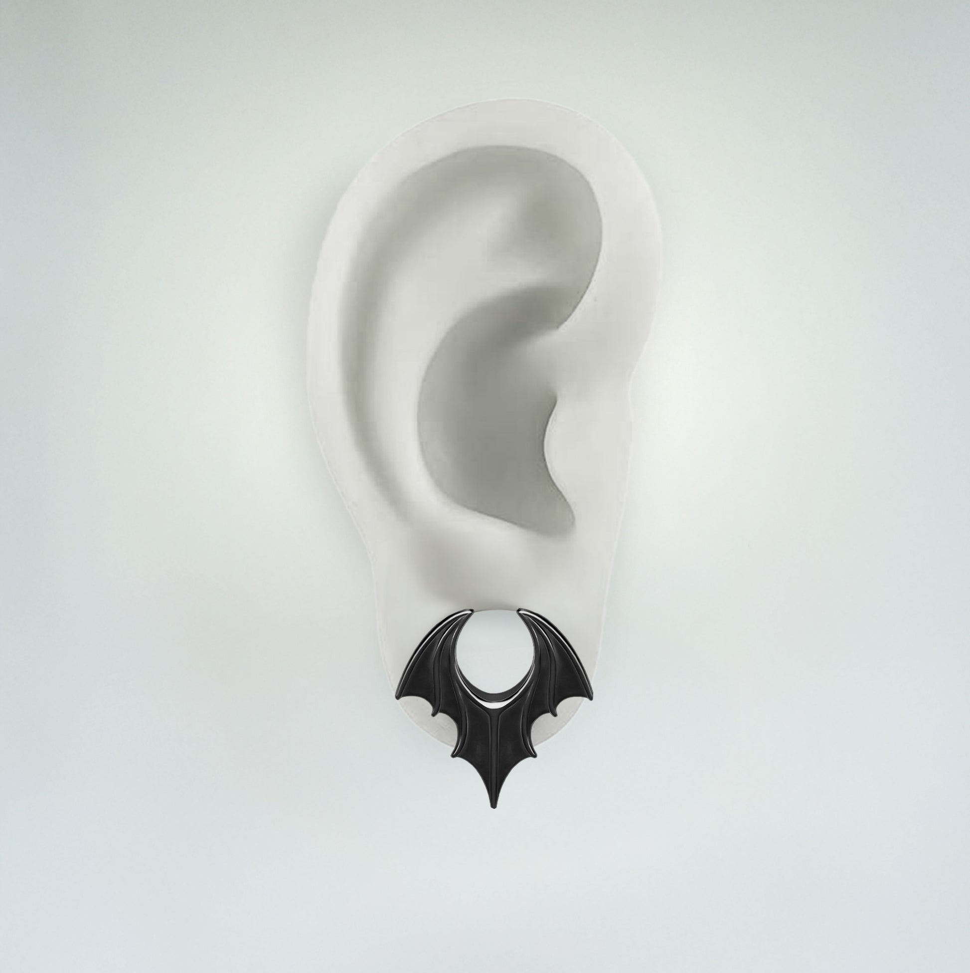Plug - Bat Wing Saddle (Stainless Steel) - Wolf Moon