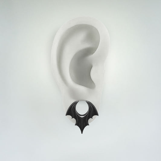 Plug - Bat Wing Saddle (Stainless Steel) - Wolf Moon
