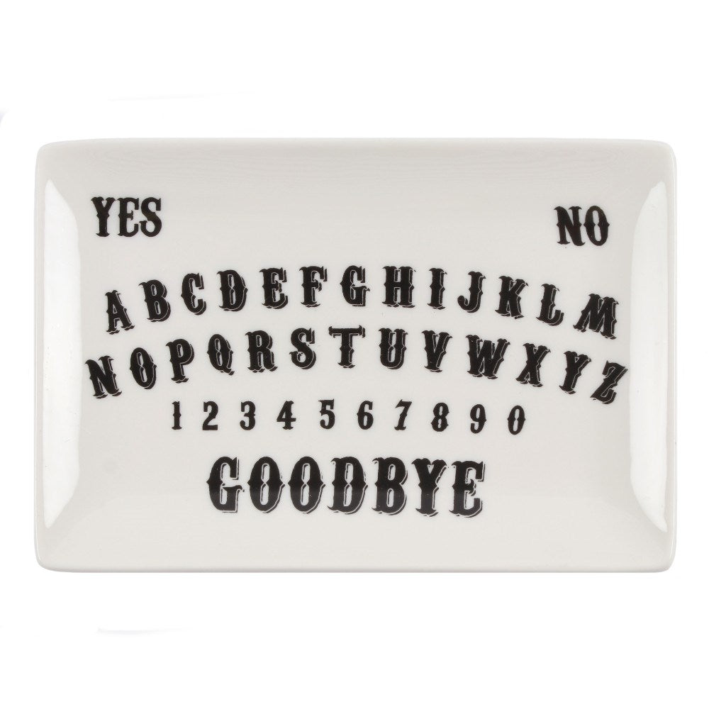 Trinket Dish - Ouija Board (White) - Wolf Moon