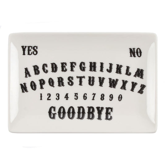 Trinket Dish - Ouija Board (White) - Wolf Moon