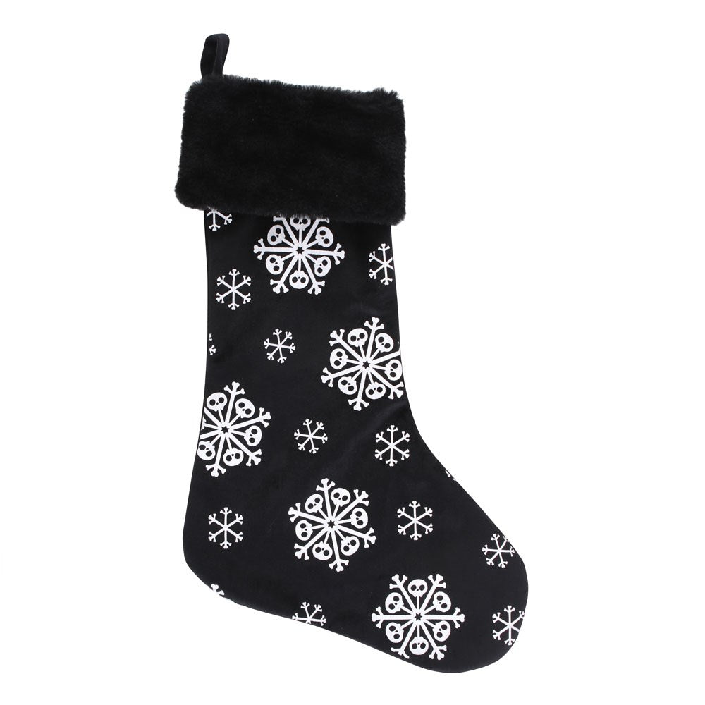 Christmas Stocking - Skull Flakes - Wolf Moon