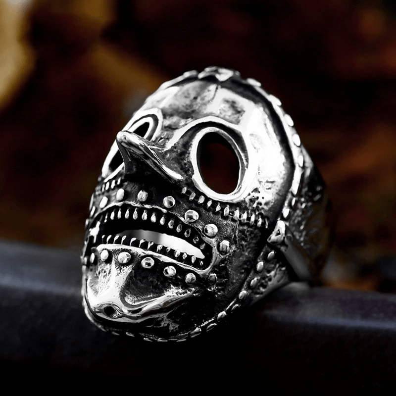 Ring - Slipknot Masks (Stainless Steel) - Wolf Moon