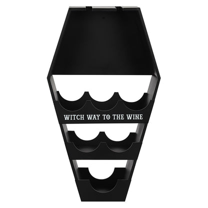 Coffin Wine Shelf - Wolf Moon