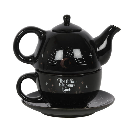 Tea Set - Fortune Teller (For One) - Wolf Moon