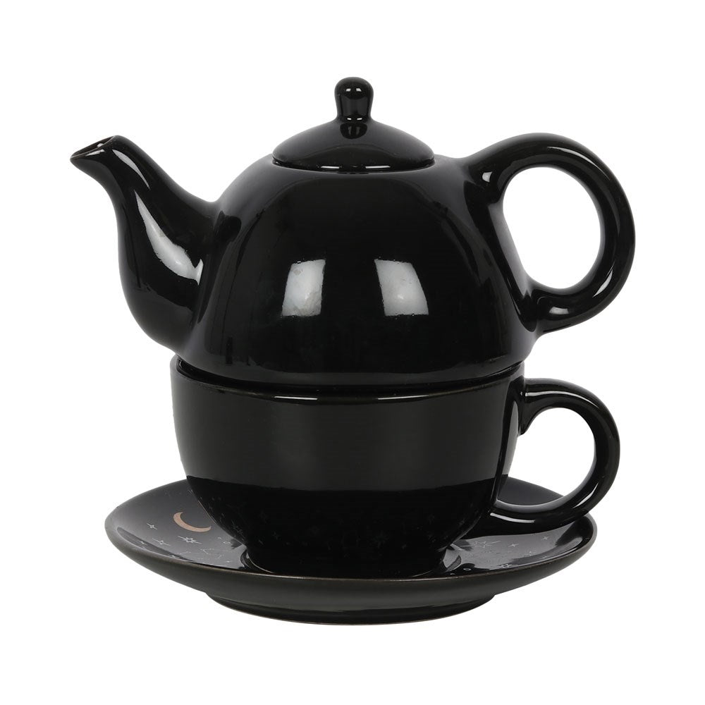 Tea Set - Fortune Teller (For One) - Wolf Moon