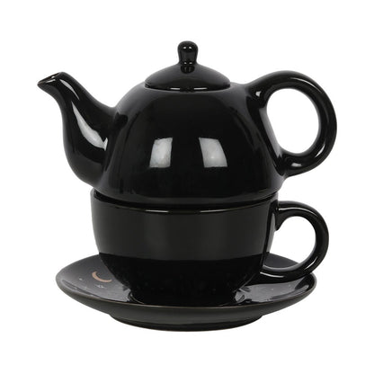 Tea Set - Fortune Teller (For One) - Wolf Moon