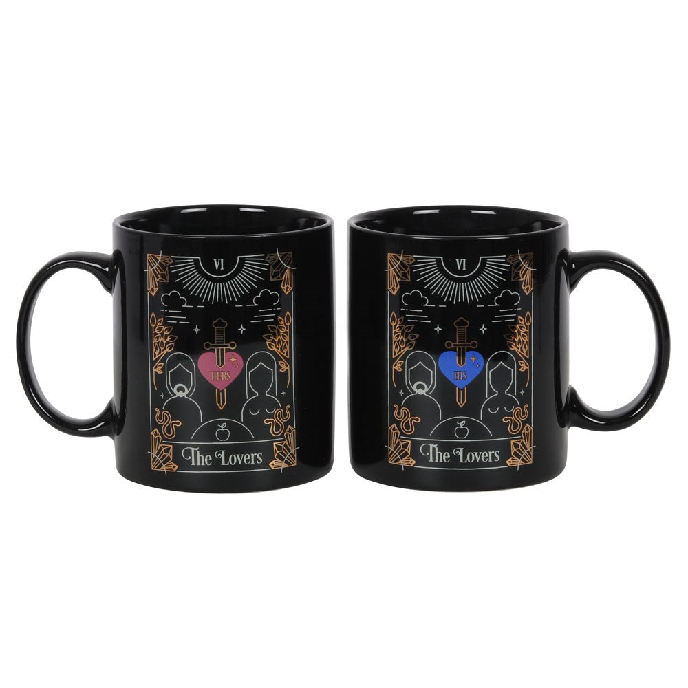 Mug - Tarot Lovers Mugs (Gift Set) - Wolf Moon