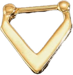 Septum - Triangles (16g) (Surgical Steel) - Wolf Moon