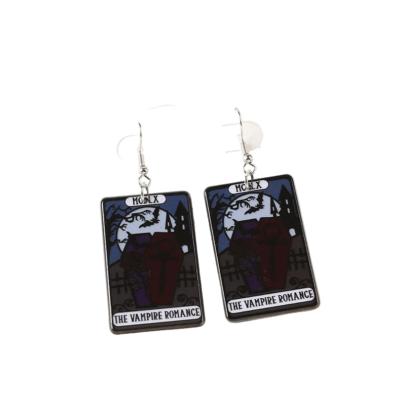 Acrylic Earrings – Collection II - Wolf Moon