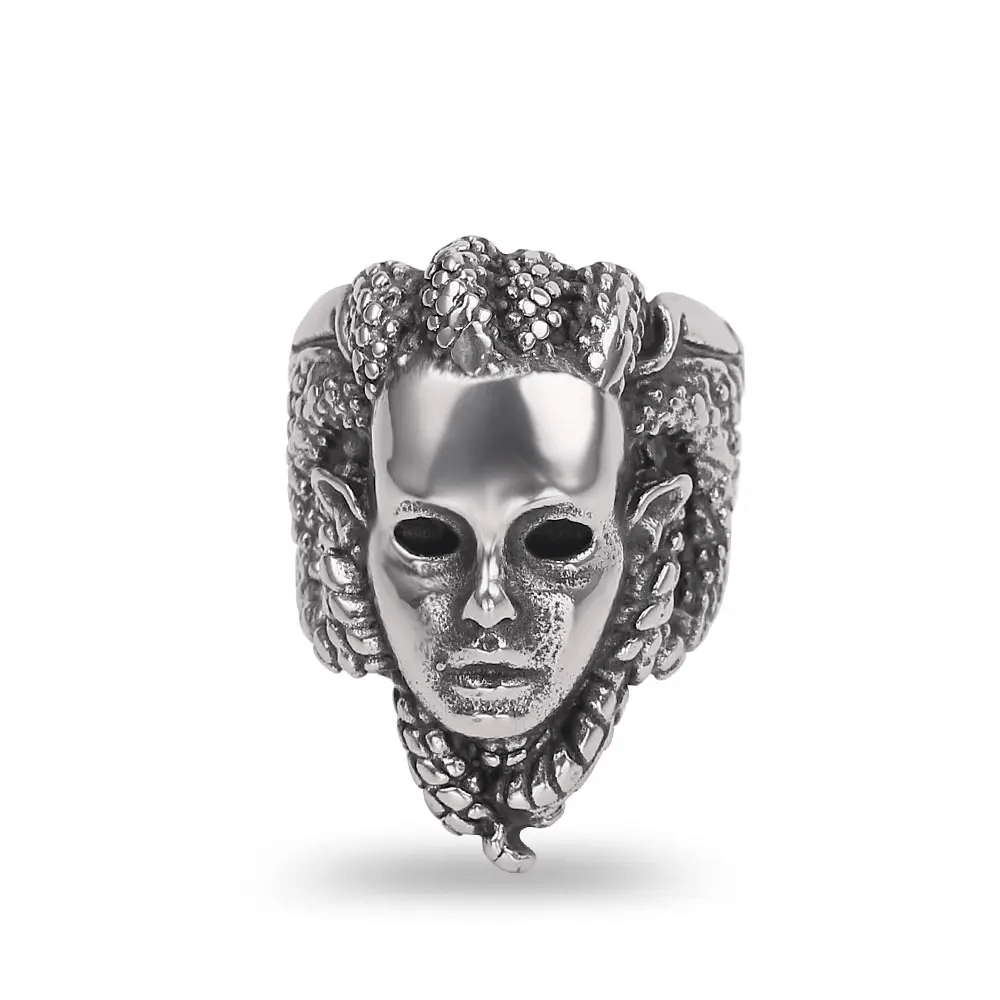 Ring - Medusa (Stainless Steel) - Wolf Moon