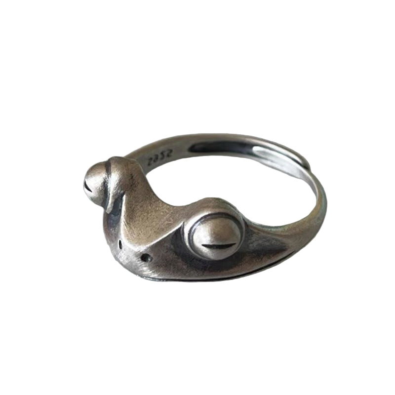 Ring - Frog (Adjustable) (Stainless Steel)