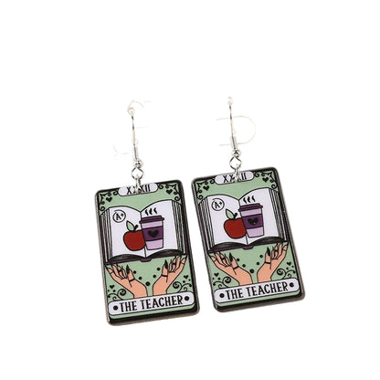 Acrylic Earrings – Collection II - Wolf Moon