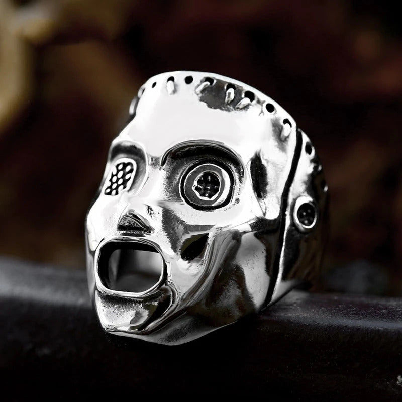 Ring - Slipknot Masks (Stainless Steel) - Wolf Moon