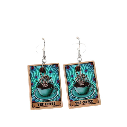 Acrylic Earrings – Collection II - Wolf Moon
