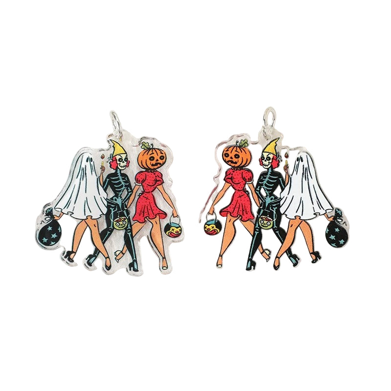 Acrylic Earrings – Collection II - Wolf Moon