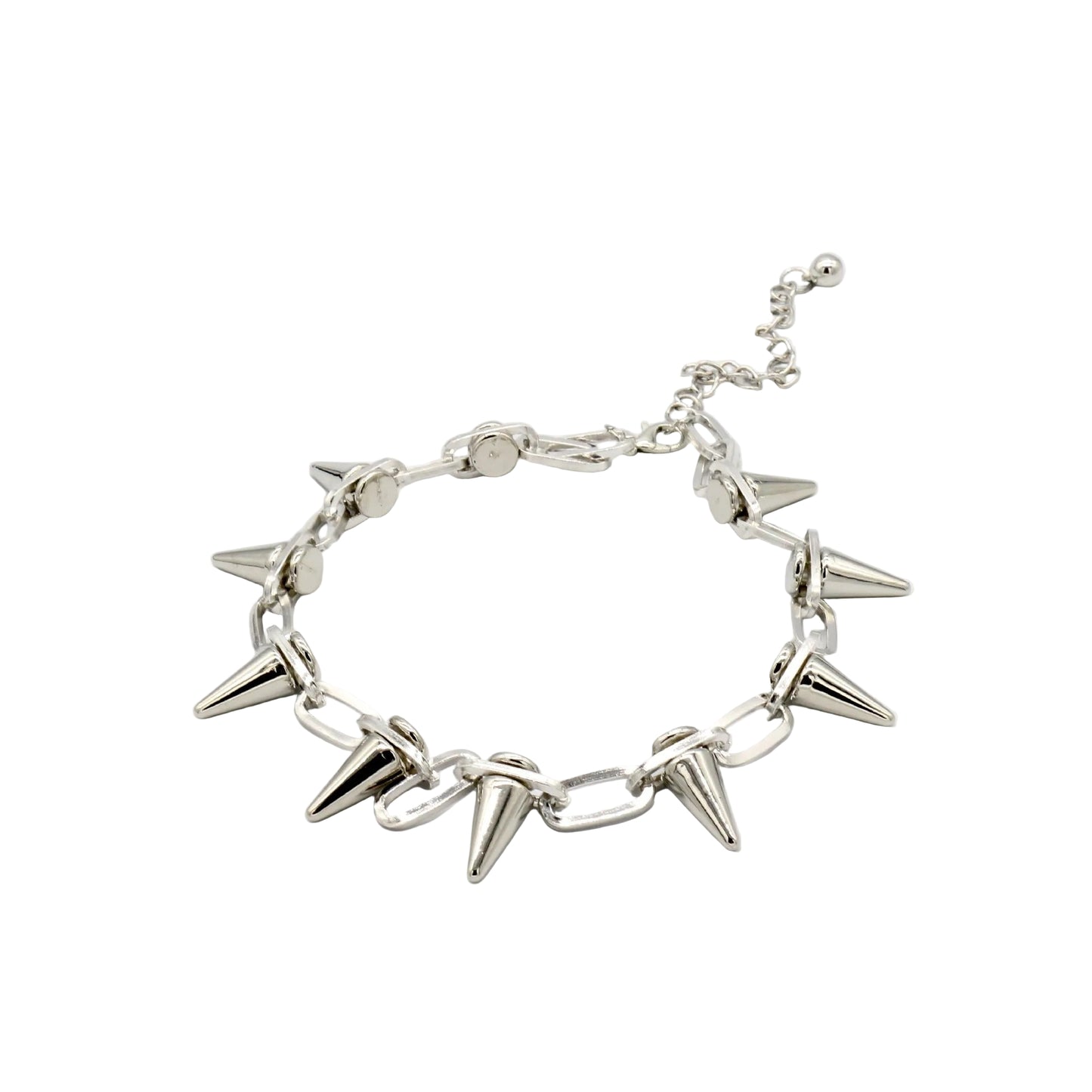Necklace - Spikes & Links (Stainless Steel)