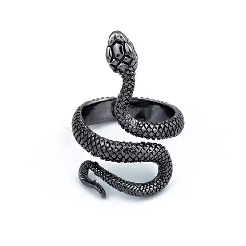 Ring - Snake (Brass) (Adjustable) - Wolf Moon