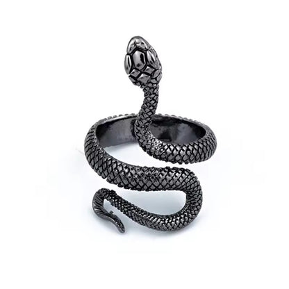 Ring - Snake (Brass) (Adjustable) - Wolf Moon