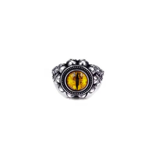 Ring - Eye of the Beholder (Titanium) (Silver) - Wolf Moon