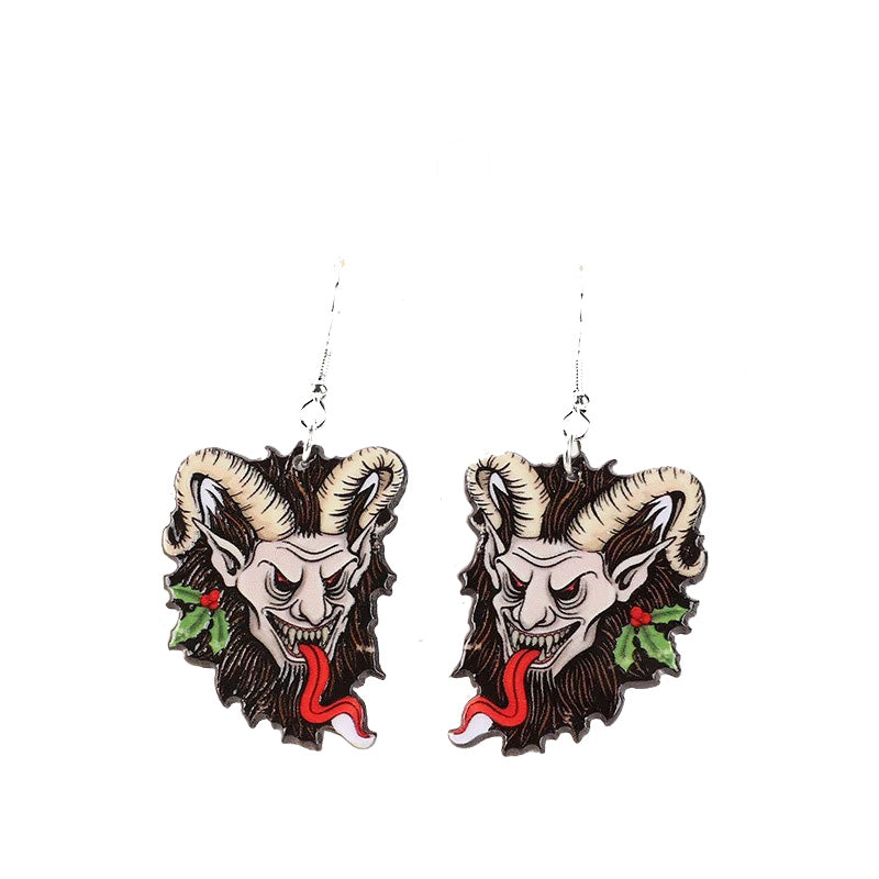 Acrylic Earrings – Collection II - Wolf Moon