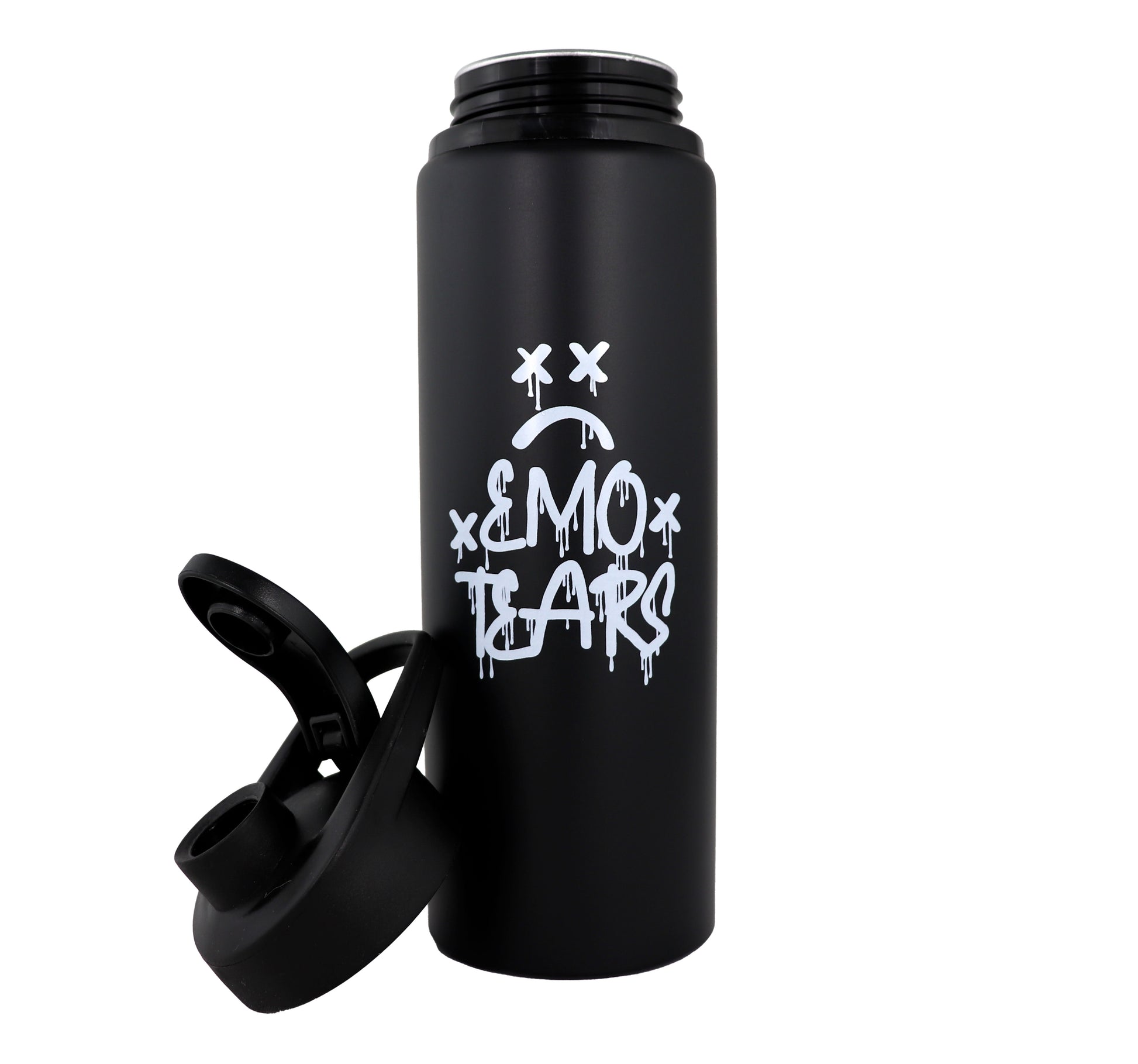 Water Bottle - Emo Tears - Wolf Moon