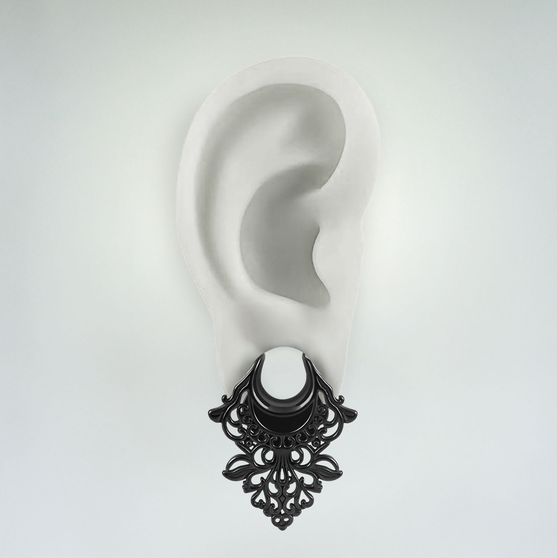 Plug - Lace Saddle (Stainless Steel) - Wolf Moon