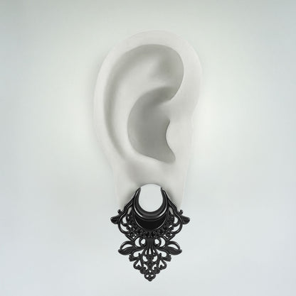 Plug - Lace Saddle (Stainless Steel) - Wolf Moon