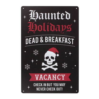 Sign - Haunted Holidays Metal - Wolf Moon