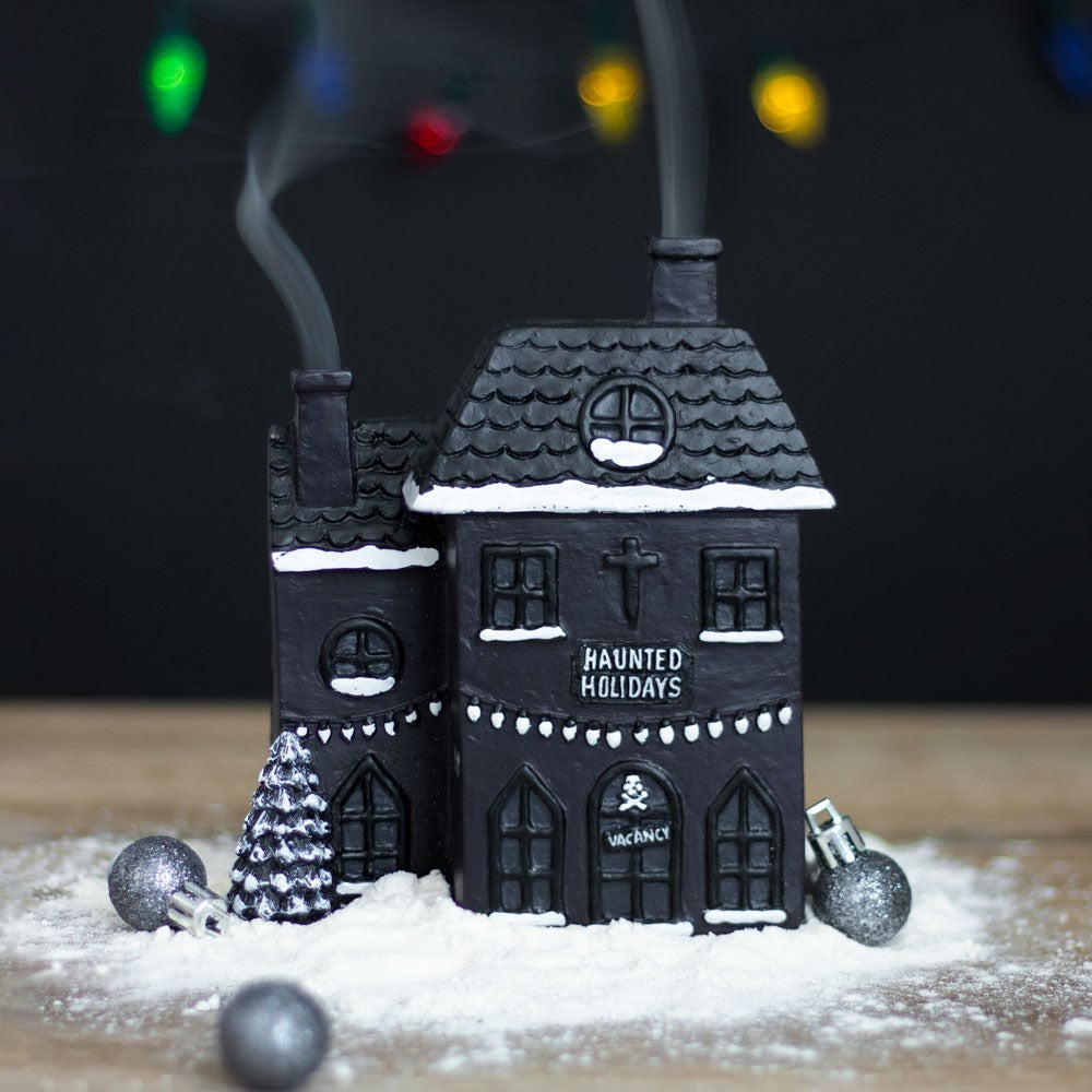 Incense Holder - Haunted Holiday House - Wolf Moon