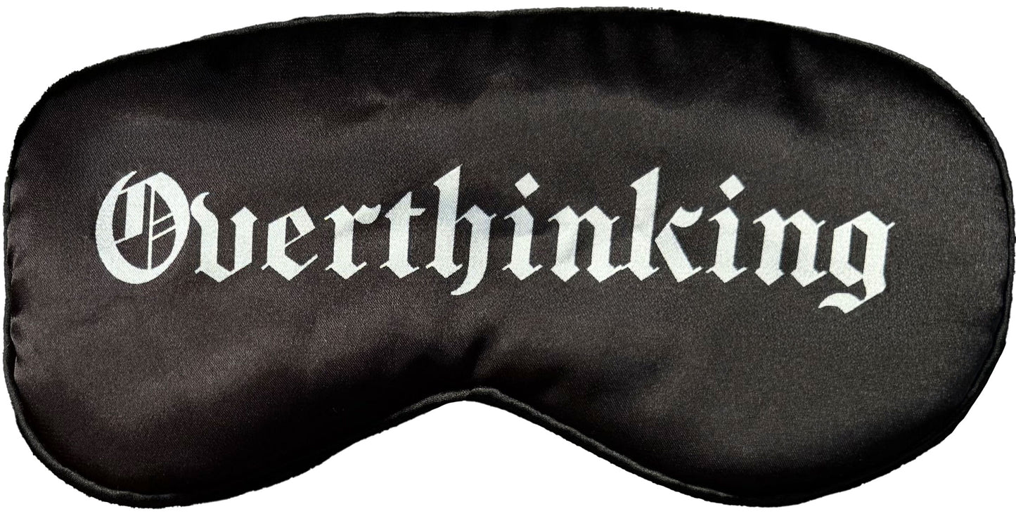 Sleep Mask - Overthinking - Wolf Moon