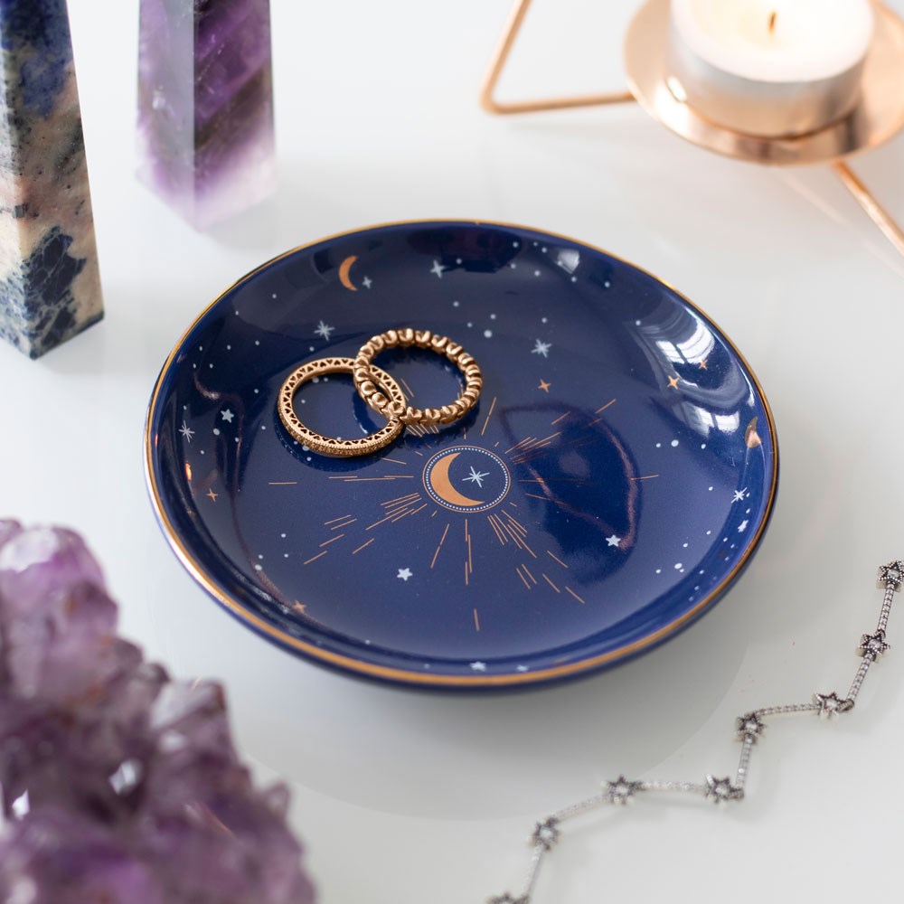 Trinket Dish - Starry Sky (Blue) - Wolf Moon