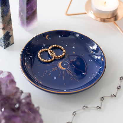 Trinket Dish - Starry Sky (Blue) - Wolf Moon