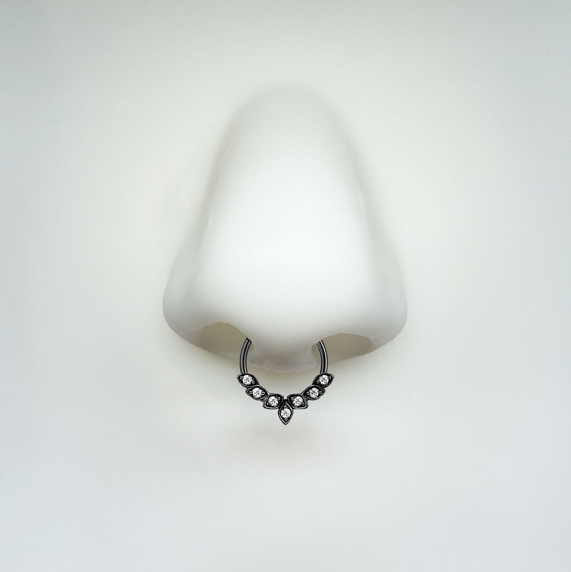 Septum - Leaf Crown (16g) (Surgical Steel) - Wolf Moon