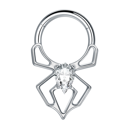 Septum - Silk Spider (16G) (G23 Titanium) - Wolf Moon