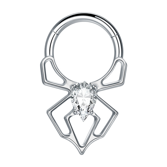 Septum - Silk Spider (16G) (G23 Titanium) - Wolf Moon